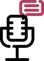 Podcast Creative Icon Design vector