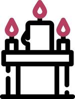 Candles Creative Icon Design vector