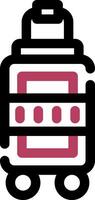 Luggage Creative Icon Design vector