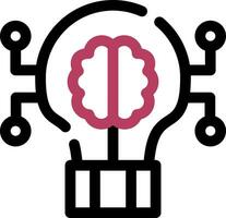 Deep Learning Creative Icon Design vector