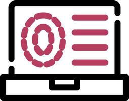 Biometrics Creative Icon Design vector