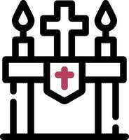 Altar Creative Icon Design vector