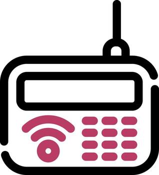 intercomunicador creativo icono diseño vector