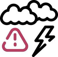 Weather Alert Creative Icon Design vector