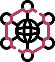 Neural Network Creative Icon Design vector