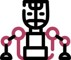 Humanoid Creative Icon Design vector