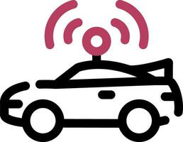 Autonomous Vehicle Creative Icon Design vector