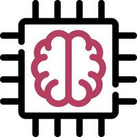 Super Brain Creative Icon Design vector