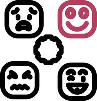 Perceiving Emotions Creative Icon Design vector