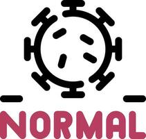 New Normal Creative Icon Design vector