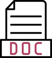 Doc Creative Icon Design vector