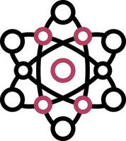 Atom Creative Icon Design vector