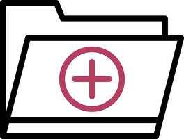 New Folder Creative Icon Design vector