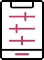 Phone Menu Creative Icon Design vector