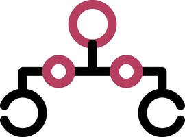 Circle Picture Hierarchy Creative Icon Design vector