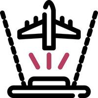 Ar Flight Training Creative Icon Design vector