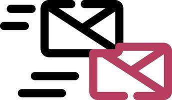 Mass Mailing Creative Icon Design vector