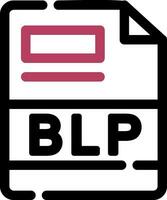 BLP Creative Icon Design vector