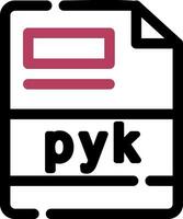 pyk Creative Icon Design vector