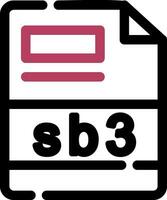 sb3 Creative Icon Design vector