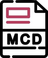 MCD Creative Icon Design vector