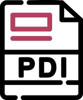 PDI Creative Icon Design vector