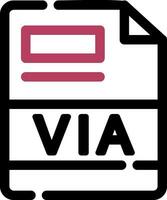VIA Creative Icon Design vector