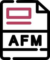 AFM Creative Icon Design vector