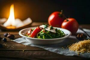 el mejor comidas para peso pérdida. generado por ai foto