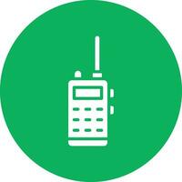 ilustración de diseño de icono de vector de walkie talkie