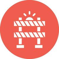 Barrier Vector Icon Design Illustration