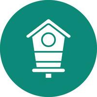 Bird house Vector Icon Design Illustration