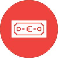 ilustración de diseño de icono de vector de euro