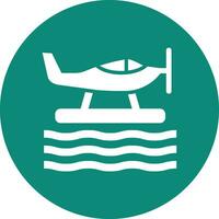 Seaplane Vector Icon Design Illustration
