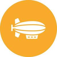 Zeppelin Vector Icon Design Illustration