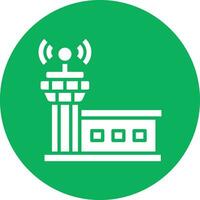 Control tower Vector Icon Design Illustration