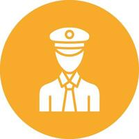 Pilot Vector Icon Design Illustration