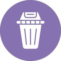 Recycling bin Vector Icon Design Illustration