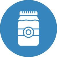 Plastic jar Vector Icon Design Illustration