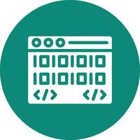 Binary code Vector Icon Design Illustration