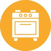 ilustración de diseño de icono de vector de horno