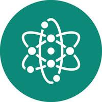 Atom Vector Icon Design Illustration