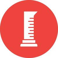 Graduated cylinder Vector Icon Design Illustration