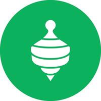 Spinning top Vector Icon Design Illustration