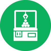 Crane machine Vector Icon Design Illustration