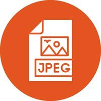 Jpeg file Vector Icon Design Illustration