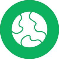 Earth Vector Icon Design Illustration