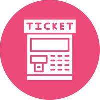 Ticket machine Vector Icon Design Illustration