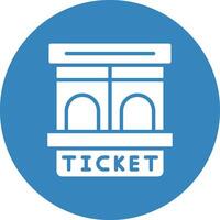 Ticket window Vector Icon Design Illustration