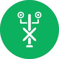 Traffic signal Vector Icon Design Illustration